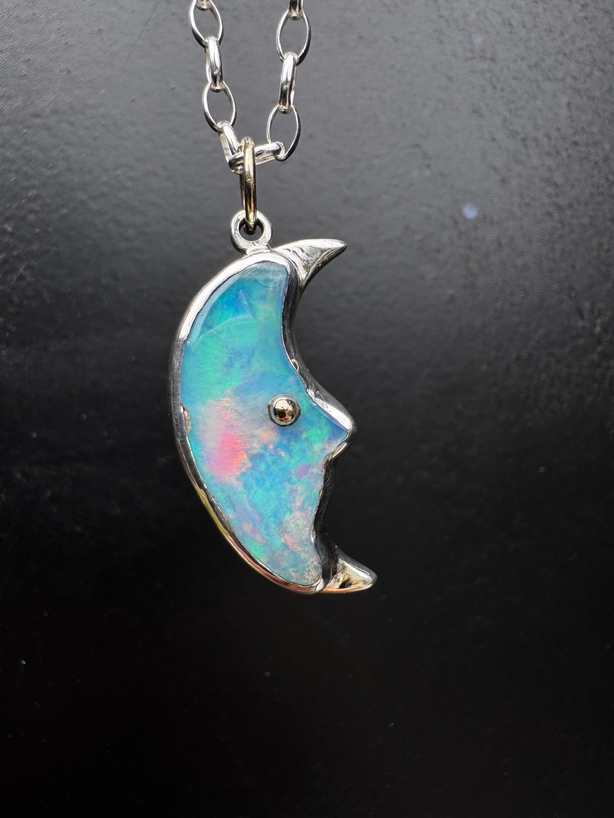Tessa Rand - Woman in the Moon Necklace | The Kube Studios