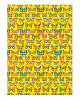 Red Cap Cards - Psychedelic Butterfly Wrapping Paper