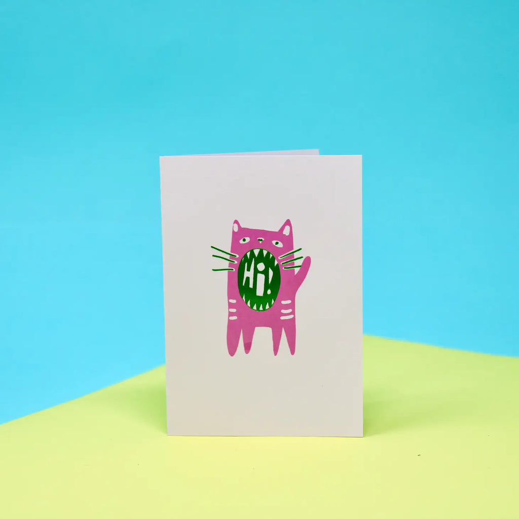 Ark Card - Hi! Cat Mini Greeting Card