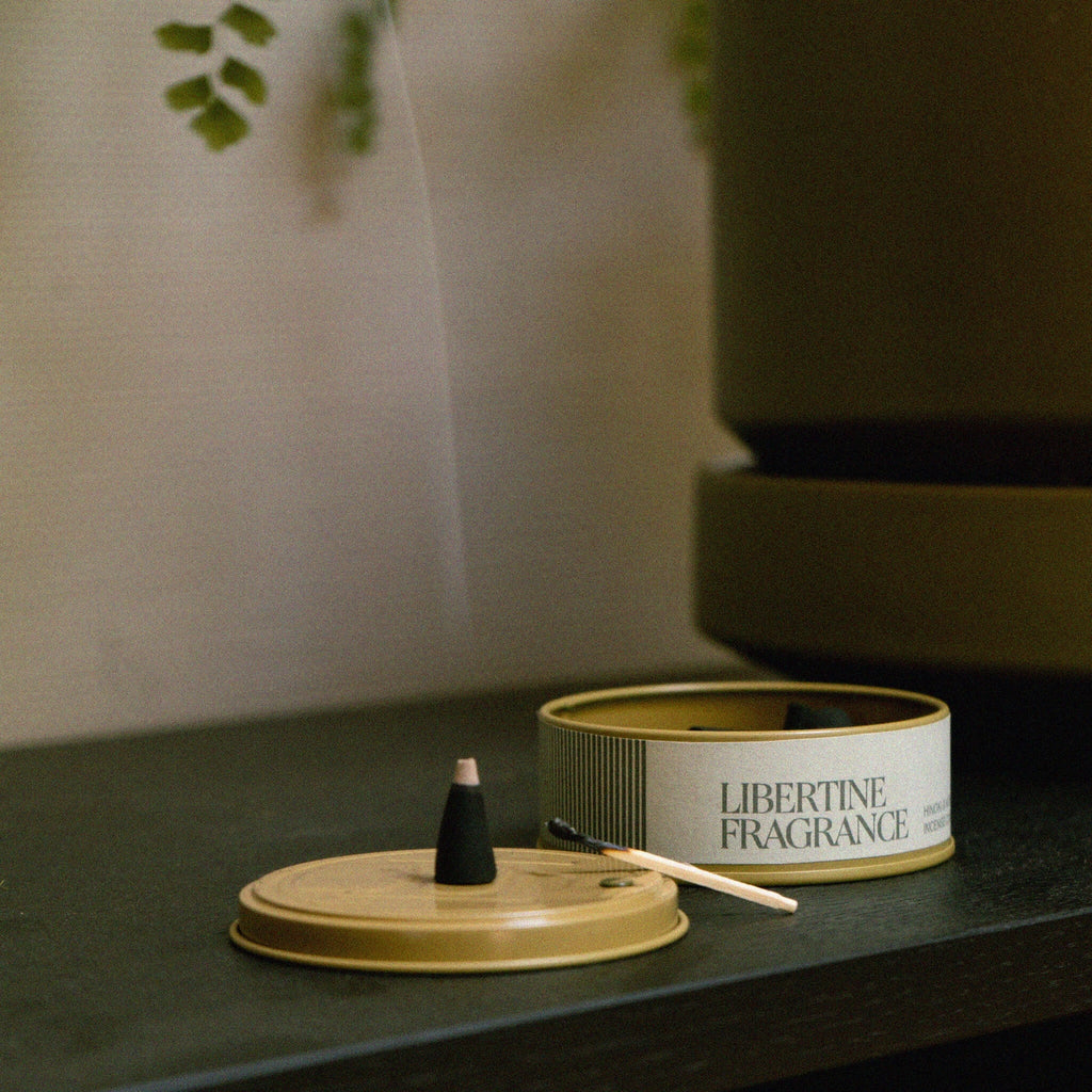 Libertine Fragrance - Hinoki & Moss Incense Cones
