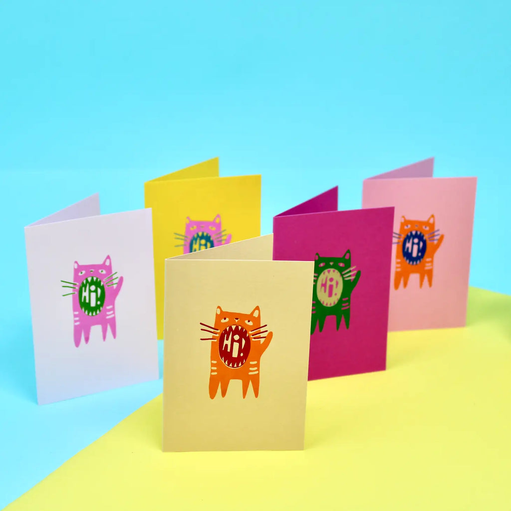 Ark Card - Hi! Cat Mini Greeting Card