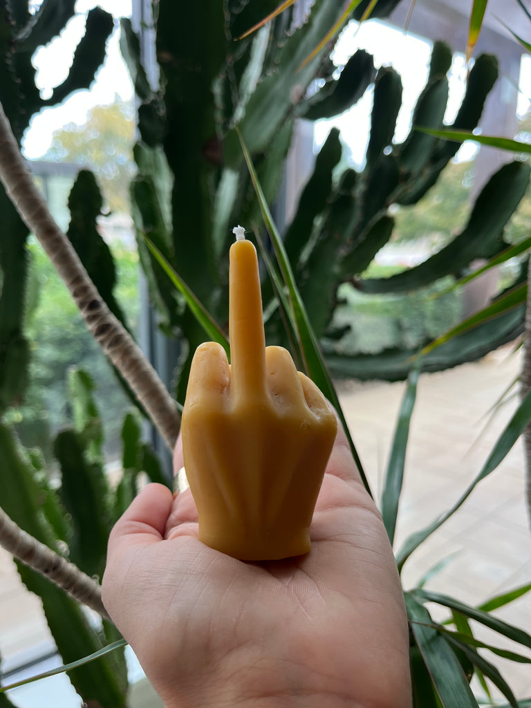 Let It Bee - F YOU Beeswax Candle