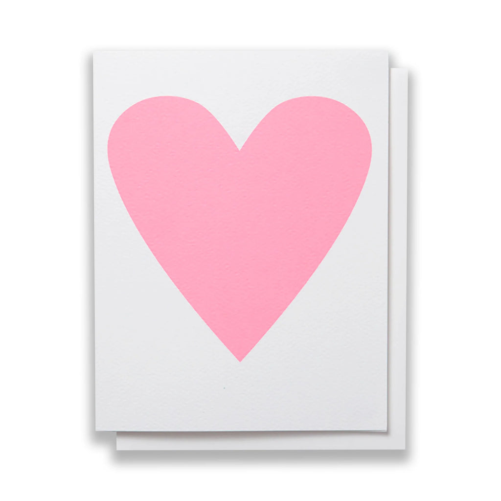 Banquet - Baby Pink Heart Notecard