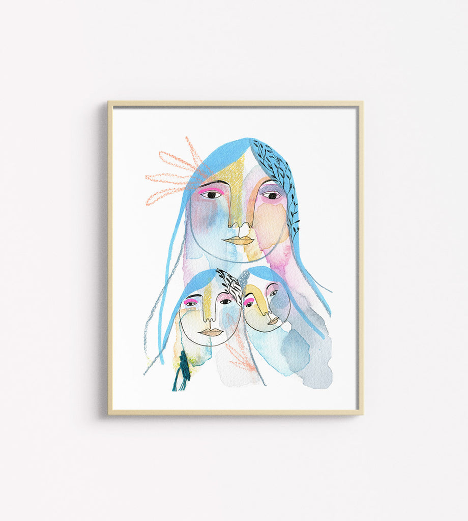 Katy Biele - Mama & Daughters (print)