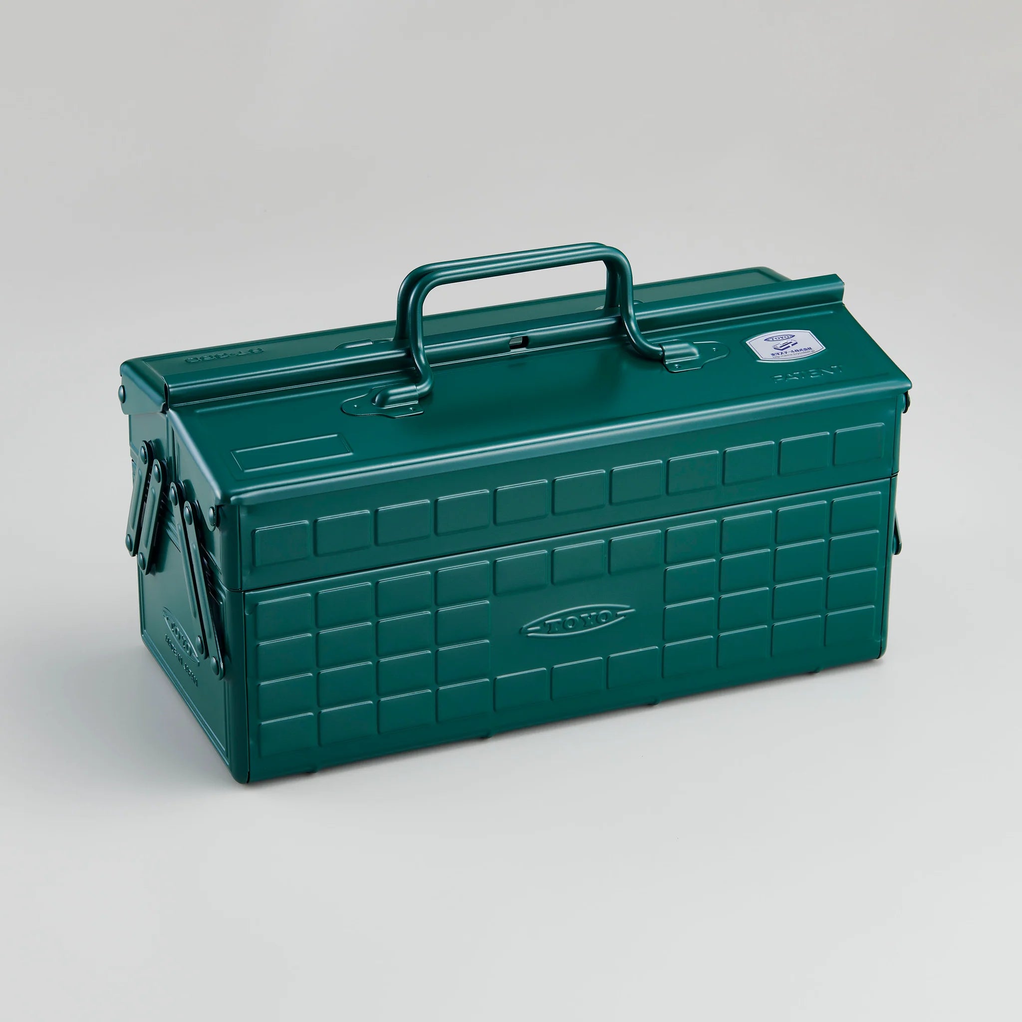 Toyo Steel Cantilever ST-350 Toolbox, Antique Green | The Kube Studios