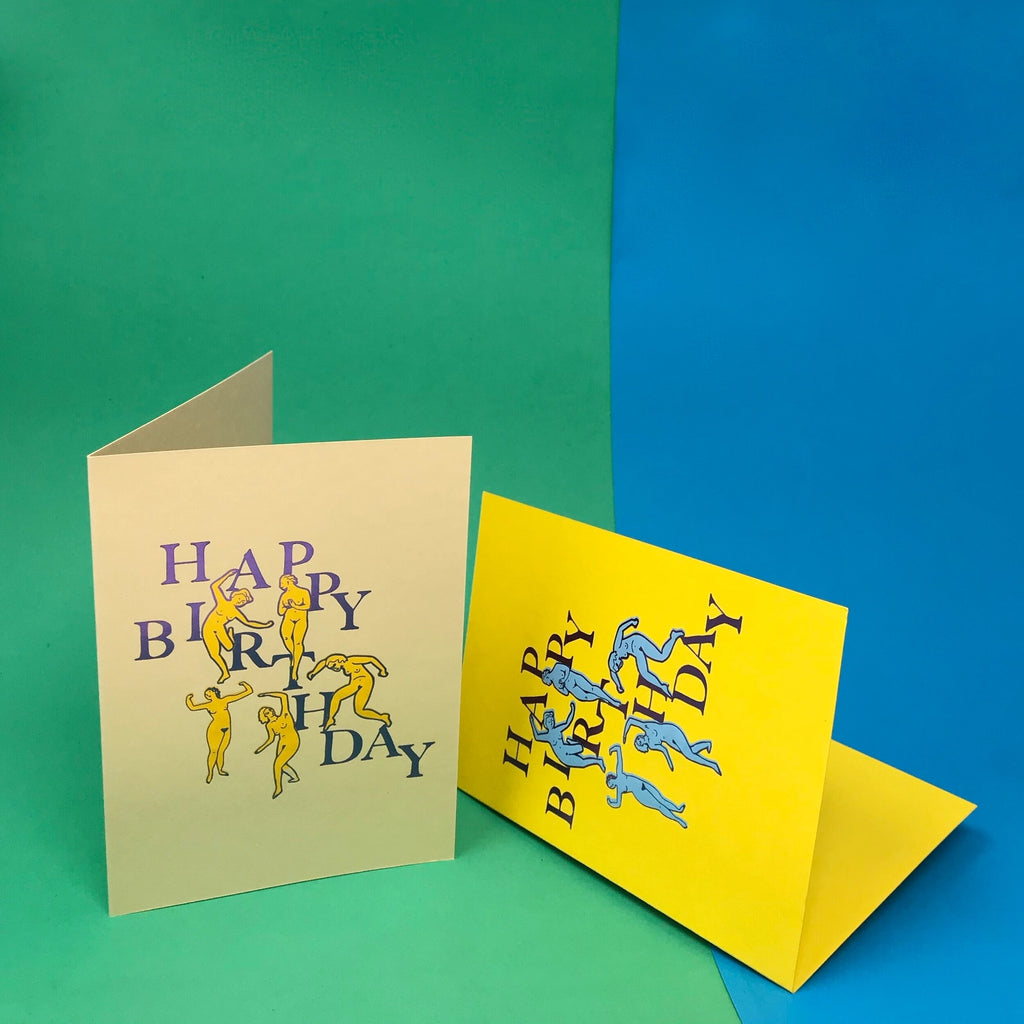 Ark Card - Happy Birthday Dancing Women