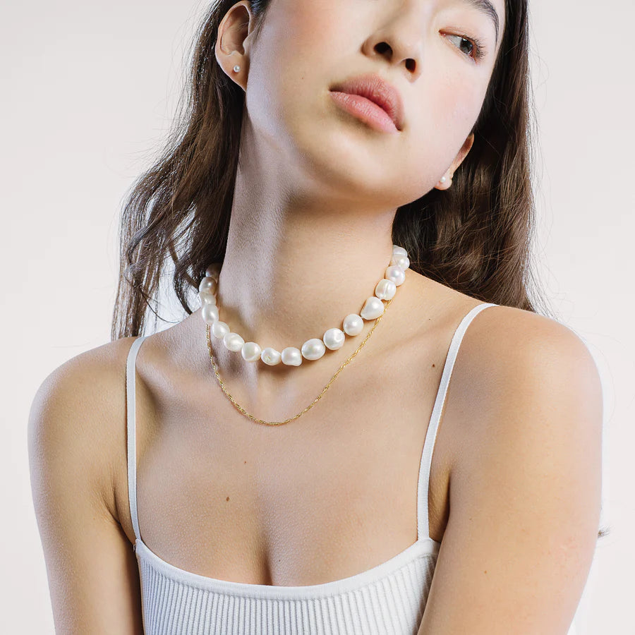 Kara Yoo - Yona Collar, Baroque Pearl