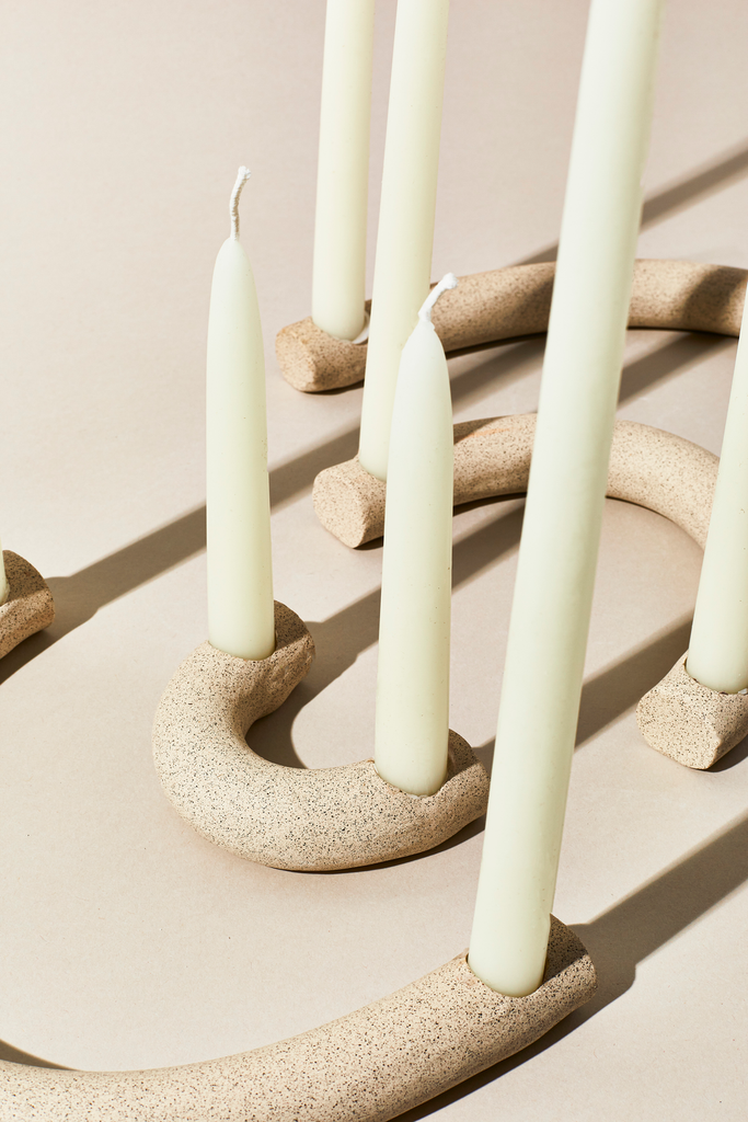 SIN - Arc Candleholders, speckled