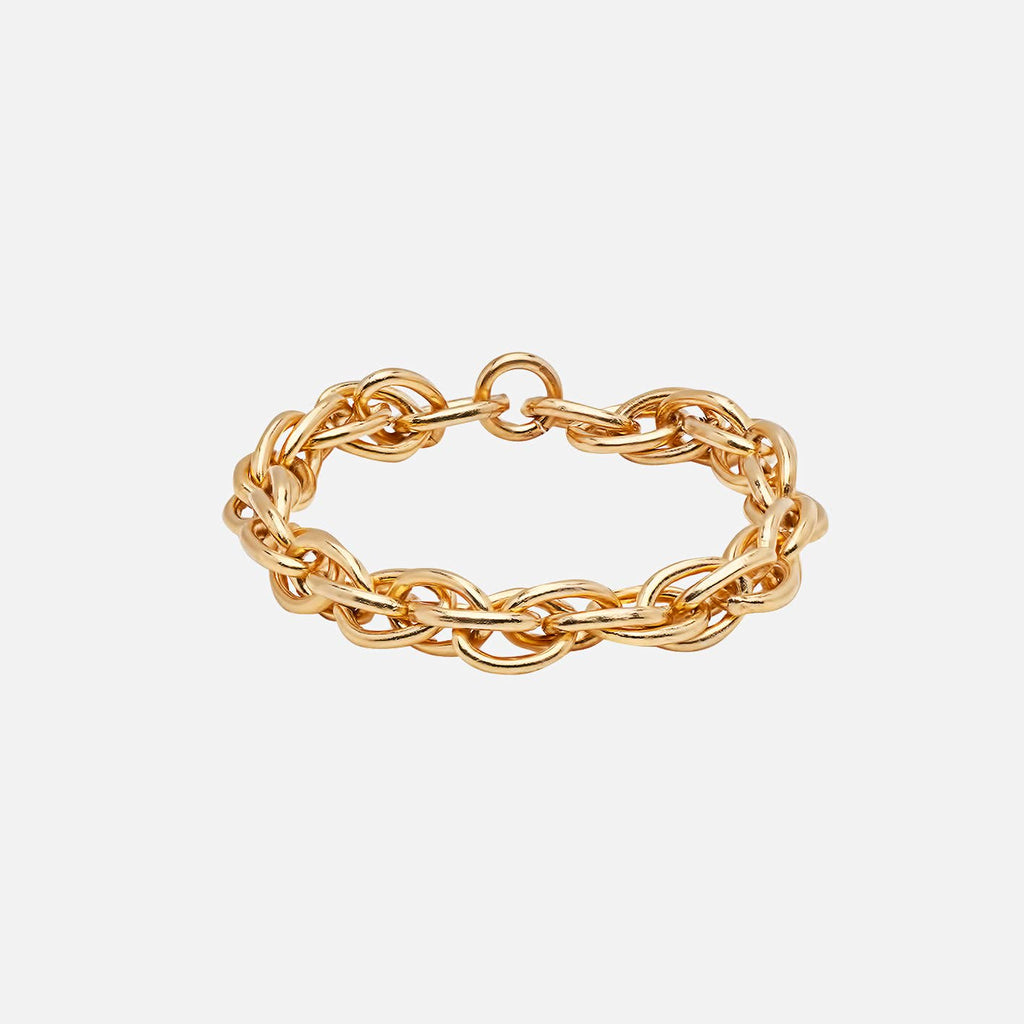 Kara Yoo - Naya Chain Ring, Yellow Gold