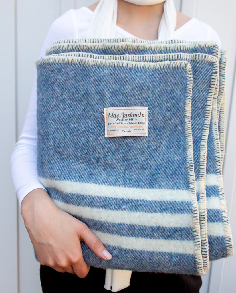 MacAusland Wool Blanket, Lap Size (various colours)