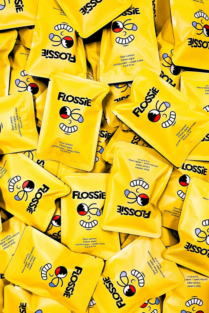 Flossie- Sour Lemon Cotton Candy