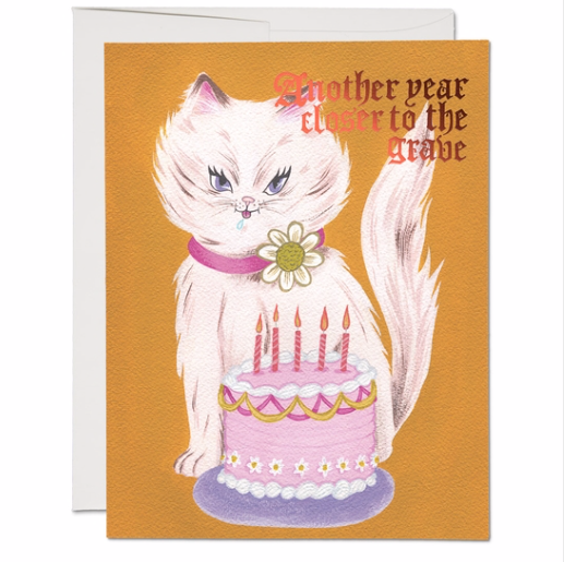 Red Cap Cards - Kitty and Cake
