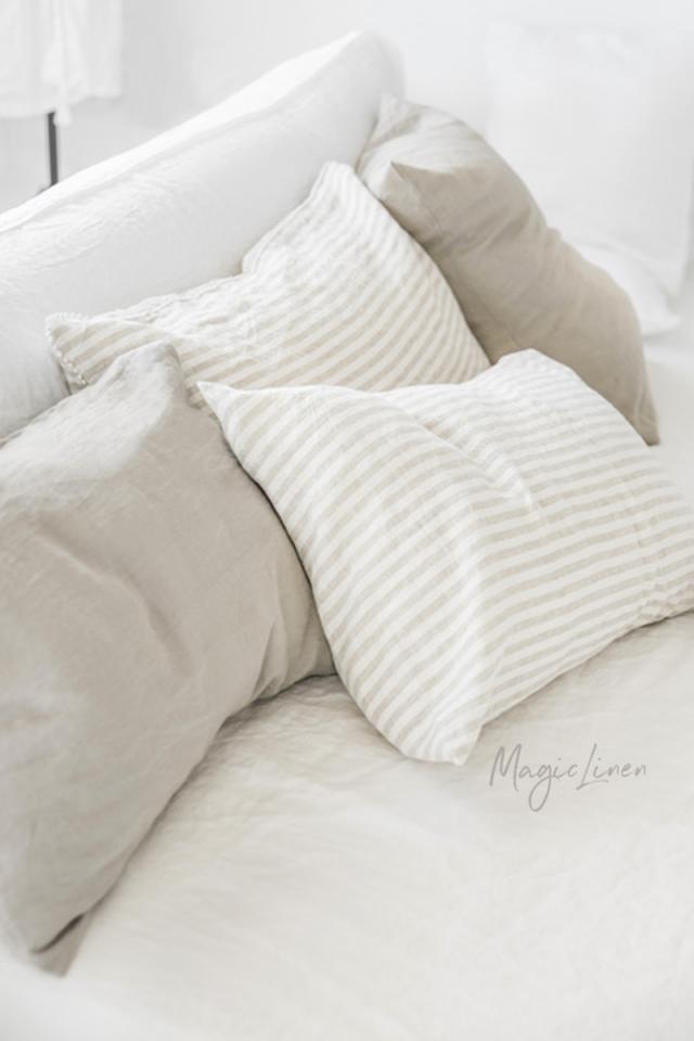 Magic Linen - Linen Pillowcase (Standard) Various Colours